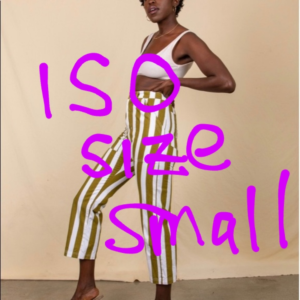 ISO Big Bud Press Olive Stripe Work Pants